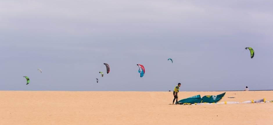 Kitesurf a Flag Beach Spot per il kitesurf a Fuerteventura