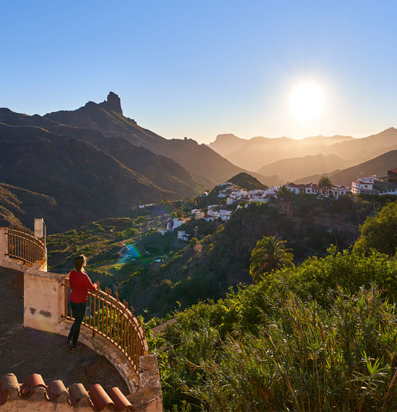 Ruta en coche de Santa Brígida al Roque Nublo - listado