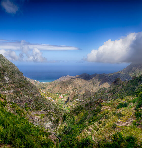 Hermigua, Agulo y Centro de visitantes Juego de Bolas - listado