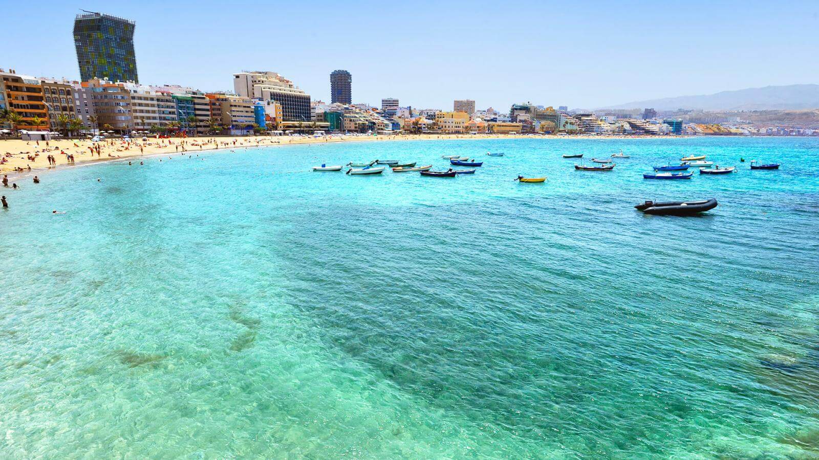 Spiaggia di Las Canteras Ciao Isole Canarie