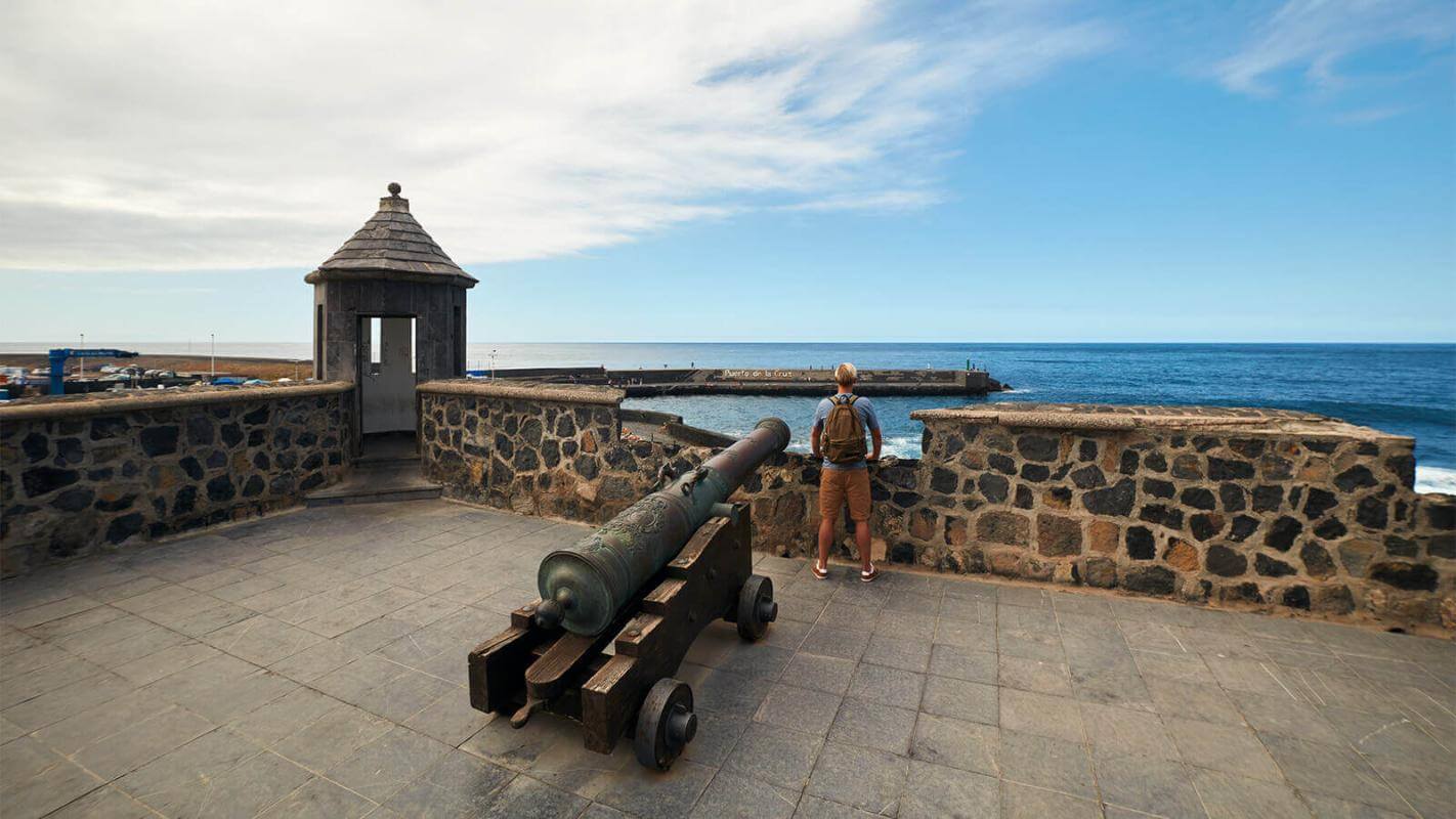 Molo storico di Puerto de la Cruz (antico Puerto de la Orotava), Tenerife.