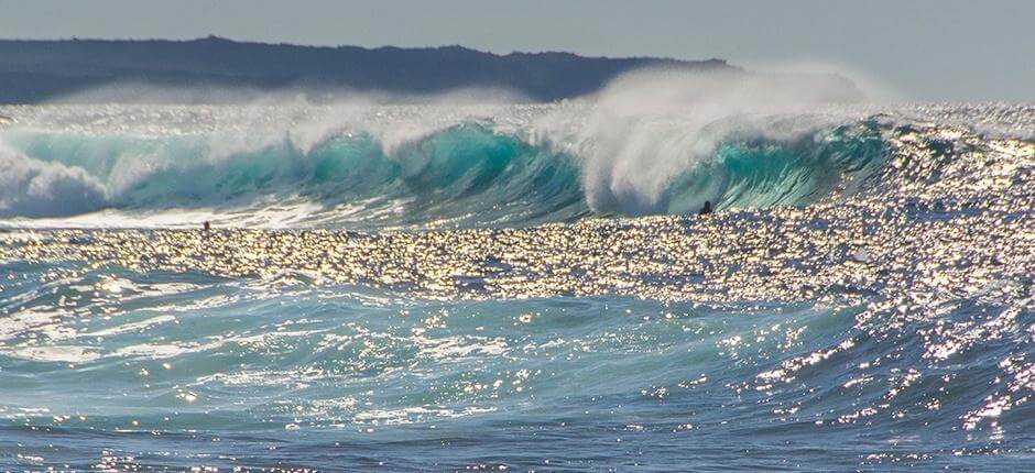 Bodyboard a El Quemao Spot per il bodyboard a Lanzarote