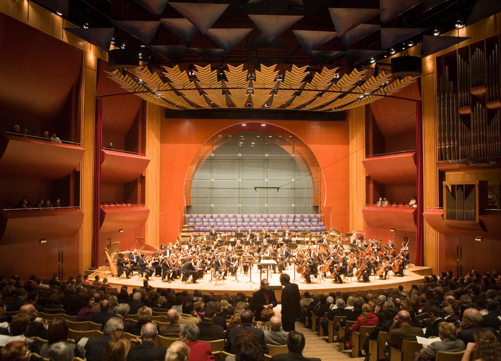 Concierto de música clásica en el Auditorio Alfredo Kraus, en Gran Canaria