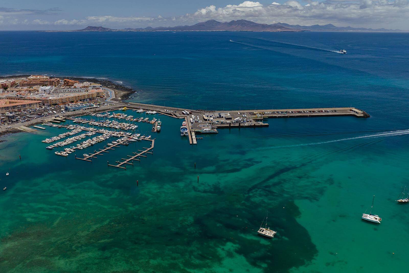 Porto sportivo Corralejo. Fuerteventura.