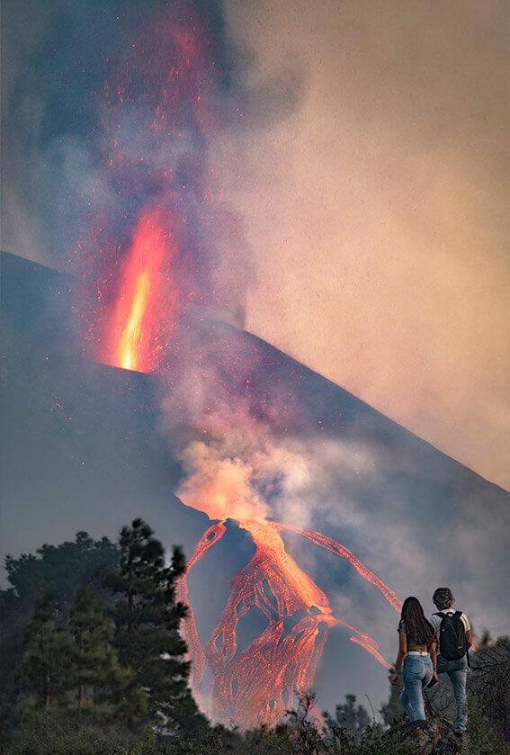 Volcán Cumbre Vieja. La Palma.