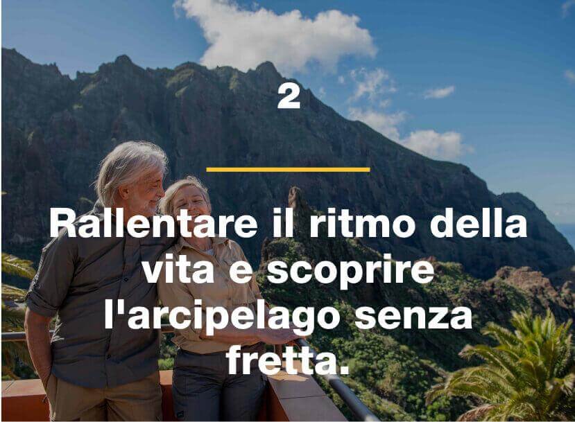 Rallentare il ritmo di vita e scoprire l’arcipelago con calma.