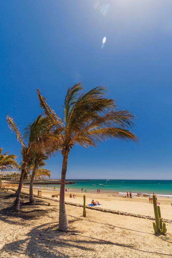 Lanzarote. Playa Costa Teguise 