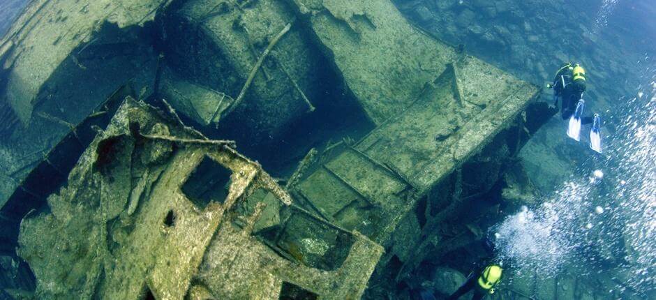 Immergersi al relitto di ‘El Condesito’, a Tenerife