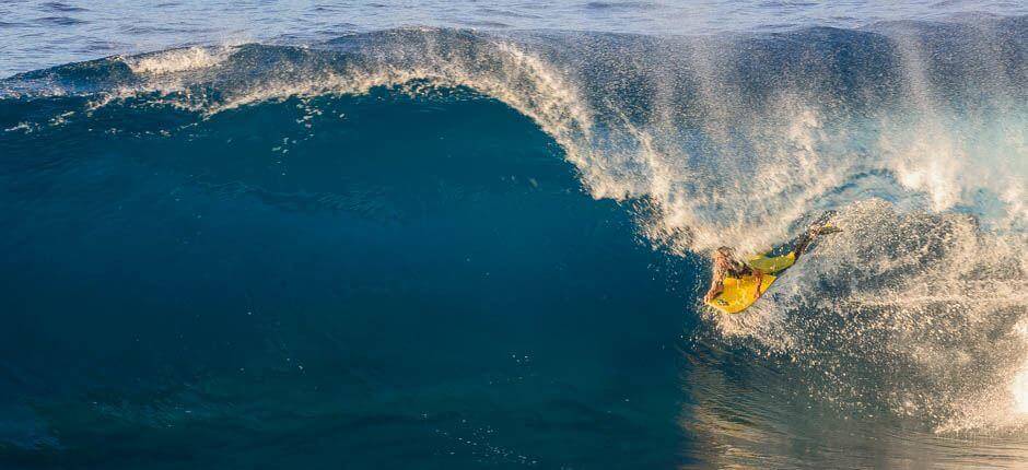 Bodyboard a El Frontón Spot per il bodyboard a Gran Canaria