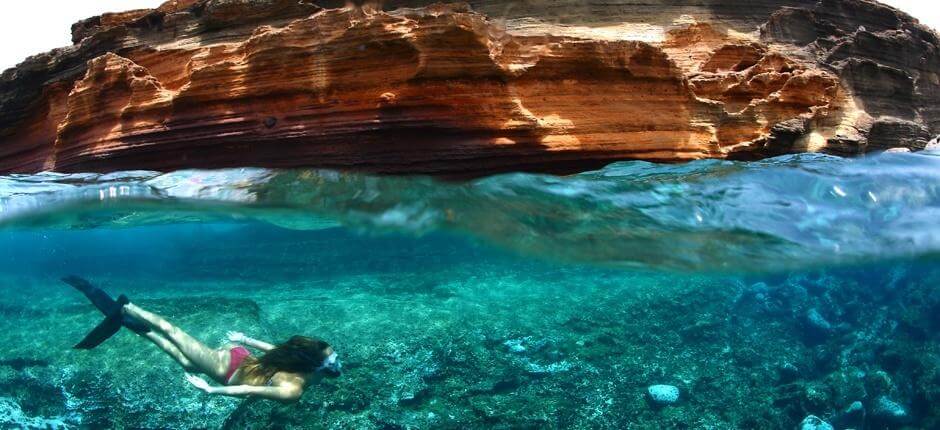 Immergersi alla  Montaña Amarilla, a Tenerife