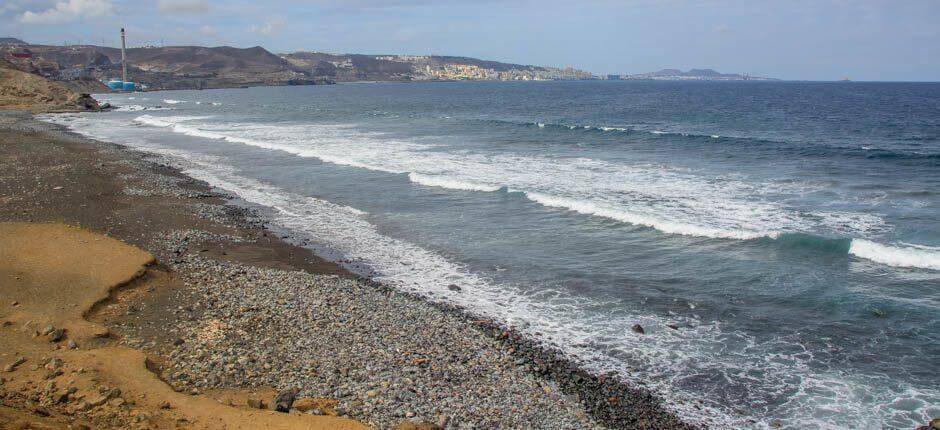 Kitesurf alla spiaggia di Jinámar Spot per il kitesurf a Gran Canaria