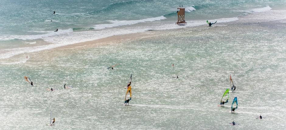 Kitesurf alla spiaggia di Sotavento Spot per il kitesurf a Fuerteventura 