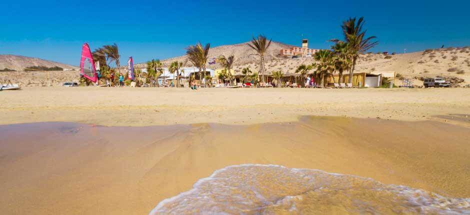 Windsurf alla spiaggia di Sotavento Spot per il windsurf a Fuerteventura