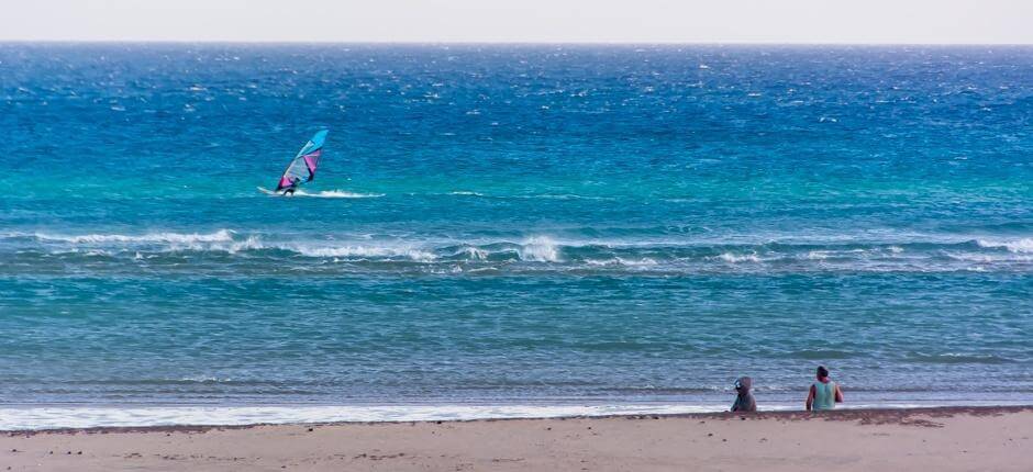 Windsurf alla spiaggia di Sotavento Spot per il windsurf a Fuerteventura