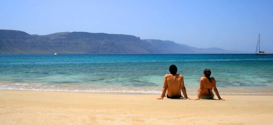 Spiaggia La Francesa Spiagge popolari di Lanzarote